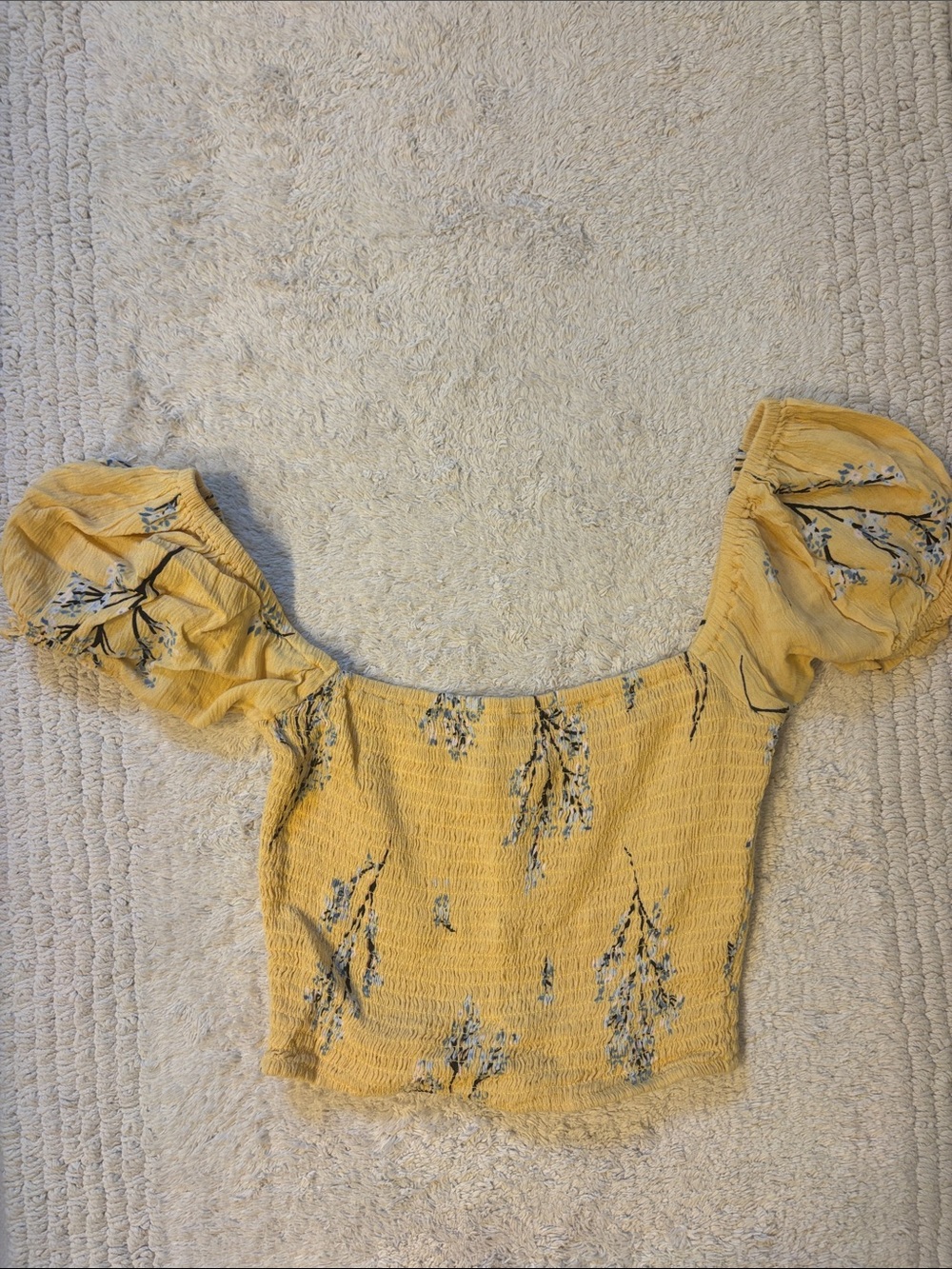 Billabong Yellow crop top
